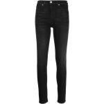 Jeans desgastados negros de poliester rebajados ancho W26 largo L29 desgastado Armani Emporio Armani para mujer 