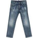 Jeans slim infantiles azules de algodón rebajados con logo Dsquared2 6 años 