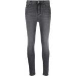 Jeans pitillos grises de poliester rebajados ancho W24 largo L32 con logo Tommy Hilfiger Sport para mujer 