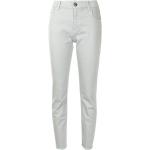 Jeans stretch grises de algodón rebajados ancho W42 con logo LORENA ANTONIAZZI con tachuelas talla XXL para mujer 