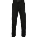 Jeans stretch negros de algodón rebajados Off-White con cinturón para hombre 