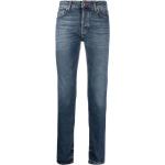 Jeans stretch azules de algodón ancho W31 largo L36 con logo Haikure de materiales sostenibles para hombre 