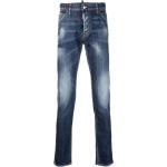 Jeans stretch azules de poliester rebajados ancho W46 desgastado Dsquared2 para hombre 