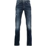 Jeans stretch azules de poliester rebajados con logo DONDUP para hombre 