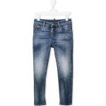Jeans slim infantiles azules de algodón con logo Dsquared2 6 años 