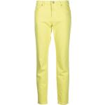 Jeans stretch amarillos de algodón rebajados con logo P.A.R.O.S.H. para mujer 
