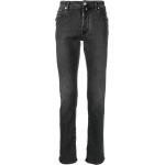 Jeans stretch negros de algodón rebajados ancho W32 largo L36 Jacob Cohen para hombre 