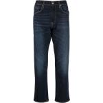 Jeans stretch azules de algodón rebajados con logo LEVI´S 502 para hombre 
