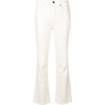 Jeans bootcut blancos de algodón ancho W29 largo L30 para mujer 