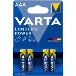 Varta - Blister pilas alcalinas Varta BLx4 LR03 AAA Longlife Power.