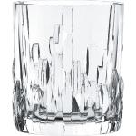 Vasos transparentes de vidrio de whisky aptos para lavavajillas vintage en pack de 4 piezas 