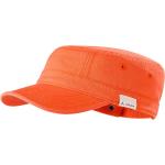 Gorras naranja de algodón rebajadas Vaude talla S de materiales sostenibles para mujer 