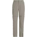 Pantalones ajustados grises de poliamida de verano Vaude Farley talla L de materiales sostenibles para hombre 