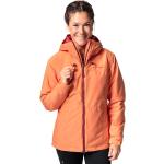 Abrigos naranja con capucha  rebajados impermeables acolchados Vaude Neyland talla S de materiales sostenibles para mujer 