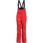 Pantalones rojos de poliamida de esquí rebajados impermeables, transpirables, cortavientos informales Vaude talla XS para mujer 