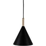 Lámparas colgantes negras de hierro minimalista 