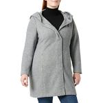 Abrigos grises con capucha  tallas grandes manga larga Vero Moda talla 7XL para mujer 