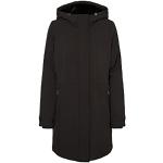 Abrigos negros con capucha  rebajados con forro Vero Moda talla S para mujer 