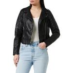 Vero Moda Vmkerriultra Short Coated Jacket Noos, Chaqueta Mujer, Negro (Black Black), L