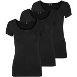 Camisetas negras Vero Moda talla S para mujer 