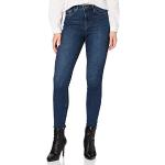 Jeans pitillos azules de denim rebajados Vero Moda talla L para mujer 