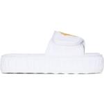 Slippers blancos de goma con logo VERSACE talla 45 para mujer 