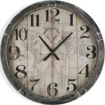 Relojes multifunción grises de madera vintage Versa 