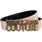 Cinturones rosas de cuero de cuero  largo 80 VERSACE Jeans Couture para mujer 