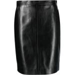 Faldas tubo negras de cuero Saint Laurent Paris talla L para mujer 