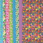 Vervaco Kit Making Couture Fabric Set Summer Flowe