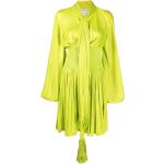 Vestidos verdes fluorescentes de poliester de fiesta Bottega Veneta con borlas talla XL para mujer 