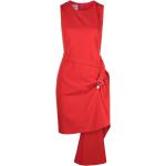 Vestidos rojos de poliester sin mangas sin mangas con escote asimétrico MOSCHINO talla 3XL para mujer 