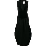 Vestidos negros de lana sin mangas sin mangas con escote V vintage Comme des Garçons talla M para mujer 