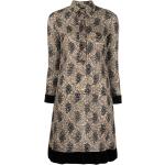 Vestidos beige de lana de manga larga rebajados manga larga Jean Paul Gaultier talla L para mujer 