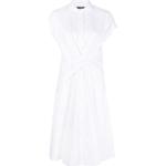 Vestidos blancos de algodón de manga corta rebajados manga corta Ralph Lauren Lauren talla XS para mujer 