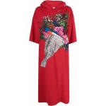 Vestidos rojos de algodón de manga larga rebajados manga larga floreados KENZO con motivo de flores talla XS para mujer 