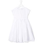 Vestidos blancos de algodón sin mangas infantiles informales de encaje Dolce & Gabbana 8 años 
