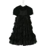 Vestidos negros de fiesta infantiles Dolce & Gabbana con volantes 