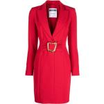 Vestidos rojos de poliester de manga larga rebajados manga larga MOSCHINO talla 3XL para mujer 