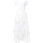 Vestidos blancos de poliamida con vuelo manga corta Dolce & Gabbana talla L para mujer 