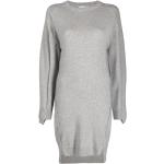 Vestidos grises de algodón de manga larga rebajados manga larga con escote asimétrico de punto STELLA McCARTNEY talla XL para mujer 