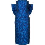 Vestidos azules de poliester de noche rebajados talla XXL para mujer 
