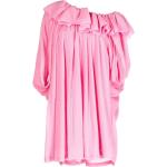 Vestidos rosas de algodón de manga larga rebajados manga larga sin hombros 3.1 PHILLIP LIM con volantes para mujer 