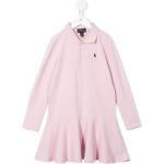 Vestidos polo infantiles rosas de algodón rebajados informales Ralph Lauren Lauren 