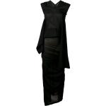 Vestidos negros de poliester sin mangas sin mangas con escote asimétrico vintage Comme des Garçons talla M para mujer 