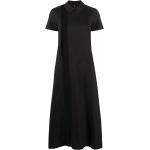 Vestidos rectos negros de algodón manga corta Comme des Garçons con crochet talla S para mujer 