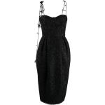 Vestidos negros de poliamida de lino con escote corazón de punto Rosie Assoulin talla XS de materiales sostenibles para mujer 