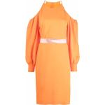 Vestidos naranja de viscosa de manga larga rebajados manga larga sin hombros STELLA McCARTNEY talla XL de materiales sostenibles para mujer 