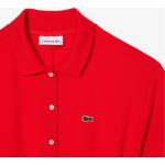 Vestidos polos rojos de algodón informales Lacoste talla XS para mujer 