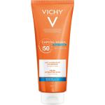 Cremas solares para la piel sensible con factor 50 de 300 ml VICHY textura en leche para mujer 